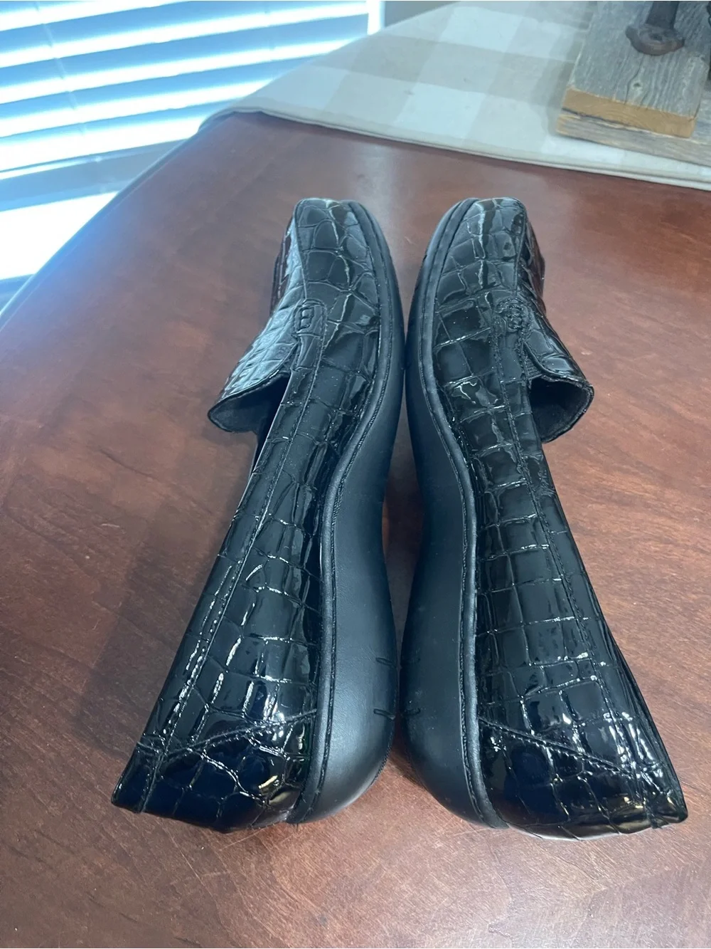 Clarks Bendables Croc Embossed loafers wide